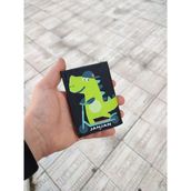Janjan Cırt Cırtlı Çocuk Cüzdanı Sport Cüzdan Fermuarlı Cüzdan Baskılı Cüzdan - Siyah