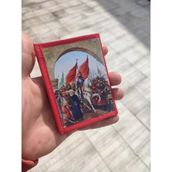 Janjan Orjinal Cırt Cırtlı Çocuk Cüzdanı Sport Cüzdan Fermuarlı Cüzdan Baskılı Cüzdan - Kırmızı - Beyaz - Karma