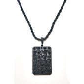 Janti JKMA19042 Zirkon Taşlı Çelik Tablet Kolye