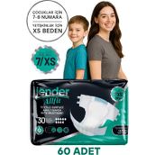 Jender All Fit XS Bel Bantlı 2x30'lu 60 Adet Hasta Bezi
