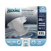 Jender XXL Beden 40 Adet Bel Bantlı Hasta Bezi