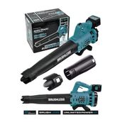 Jetvolt Profesyonel 21 V Çift Akülü Turbo Motor 2800 Rpm Yaprak Hava Üfleme Makinesi - MAVİ