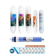 JF Jammy Fılter Coconut Bazlı Kapalı Kasa Su Arıtma Filtresi 6'lı Mineralli Inlıne Set