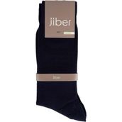 Jiber Erkek Bambu Likralı Uzun Çorap 5500 - 6 Adet - Koyu Lacivert - 40 - 44