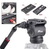 JieYang JY0506H Video Tripod Kafası
