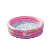 Jilong 57167 Pembe 100x30 cm Üç Halkalı Şişme Çocuk Havuzu
