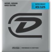 Jim Dunlop DBSBN45125 Super Bright Nickel 45 125 Wound 5 Telli Bas Gitar Teli