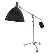 Jinbei M-6 2 in 1 Profesyonel Fonksiyonel Krom Işık Standı
