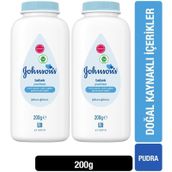 Johnson's Baby 200 gr 2'li Bebek Pudrası