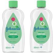 Johnson's Baby Aloe Veralı 2x300 ml Bebek Yağı