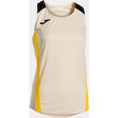 Joma 902521.002 Montreal Kadın Kolsuz Bej Spor Tişört