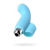 Jos Danko'nun G Nokta Parmak Vibratörü, Silikon, Mavi, 9,5 cm