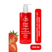 Joy Time Kayganlaştırıcı Jel & Masaj Jeli 500ML Su Bazlı Çilekli Renksiz