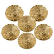 Jumbo Carina Wavy 4'lü 10 cm Bardak Altlığı