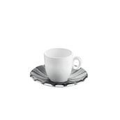 Jumbo Guzzini Grace Gri 2'li Espresso Fincanı