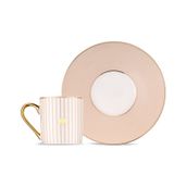 Jumbo Navy 2'li Kahve Fincan Takımı Beige - Bej