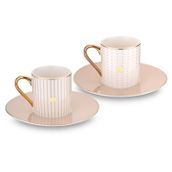 Jumbo Navy 2'Li Kahve Fincan Takımı Beige