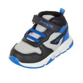 Jump 27824 Gri Siyah Royal Mavi Unisex Çocuk Spor Ayakkabı