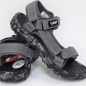 Jump 30066 Gri Cırtlı Rahat Erkek Çocuk Sandalet