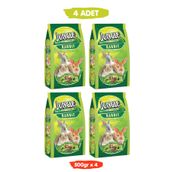 Jungle Özel Tahıllı Premium Vitaminli Tavşan Yemi 500GR X 4 ADET