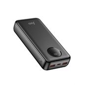 Juo 20000 mAh 22.5W Siyah Dijital Led Ekranlı Taşınabilir Hızlı Şarj Cihazı Powerbank