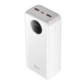 Juo 30.000 mAh 22.5W Beyaz Dijital Led Ekranlı Taşınabilir Hızlı Şarj Cihazı Powerbank