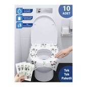 Jusso Panda Desenli Tekli Paket Hijyenik Klozet Örtüsü - 10 Adet
