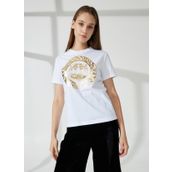 Just Cavalli 74PBHF03 Beyaz Kadın T-shirt