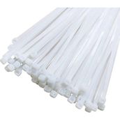 Kablo Bağı- Plastik Kelepçe - 3.6 x 300 mm - Cırt Kelepçe Beyaz 100 Adet Paket