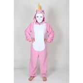 Kadıköy Kostüm Yetişkin Pembe Unicorn Kostümü Hayvan Kostümü Rahat Pijama Kostümü