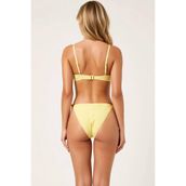 Kadın 3lü Bikini Takımı Straplez Kolsuz Kapsız Süper Yüksek Bel Ekose Desenli Fırfırlı Detaylı Örme