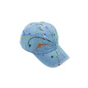 Kadın Baseball Şapka Ayarlanabilir Basic Kep Şapka Yazlık Plaj Şapkası Günlük Spor Cap (Bebe Mavisi Lekeli)