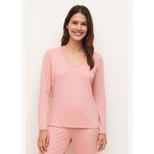 Kadın Silver Pijama Üstü Pembe