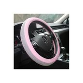 Kadın Sürücülere Özel Pırlanta Kaplamalı Pembe Geçmeli Direksiyon Kılıfı