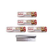 Kafem 30 cm 50 m 10 mic 4 Paket Aluminyum Folyo
