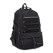 KAFF Young 51534 Unisex Çok Cepli Suya Dayanıklı Günlük Outdoor Okul Sırt Çantası (Siyah)