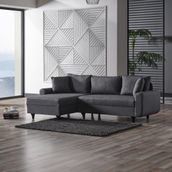 Kagu Corner Flavıa Kose Takımı Koyu Grı