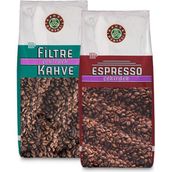 Kahve Dünyası 1 kg Çekirdek Filtre Kahve ve Espresso Lezzeti ile Taze Kavrulmuş Kahve