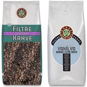 Kahve Dünyası 1 kg Filtre Kahve + 1 kg Vanilya Aromalı Kavrulmuş Çekirdek Kahve