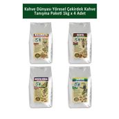 Kahve Dünyası 1x4 kg Yöresel Çekirdek Kahve Tanışma Paketi