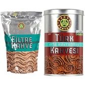 Kahve Dünyası 250 gr Filtre + 250 gr Orta Kavrulmuş Türk Kahvesi