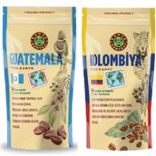Kahve Dünyası 250 gr Yöresel Kolombiya Filtre Kahve ve 250 gr Guatemala Filtre Kahve