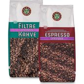 Kahve Dünyası Çekirdek Filtre Kahve 1 kg + Çekirdek Espresso 1 kg