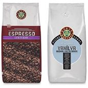 Kahve Dünyası Espresso Çekirdek Kahve 1 kg ve Vanilya Aromalı Çekirdek Kahve 1 kg Fırsat Paketi - Çekirdek (Öğütülmemiş)