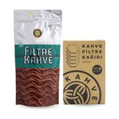 Kahve Dünyası Filtre Kahve 250 gr + Filtre Kahve Kağıdı 80 Adet