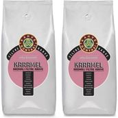 Kahve Dünyası Karamel Aromalı Filtre Kahve Çekirdek 2 Adet 1 kg - Çekirdek (Öğütülmemiş)