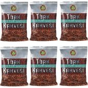 Kahve Dünyası Orta Kavrulmuş Türk Kahvesi 100 gr 6'lı Paket Taze Çekilmiş Lezzetli Aroma