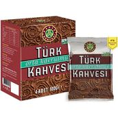Kahve Dünyası Orta Kavrulmuş Türk Kahvesi 400 gr - Türkiye Menşeli, Baharat ve Meyve Aromalı