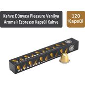 Kahve Dünyası Pleasure Vanilya Aromalı Espresso Kapsül Kahve 120 Kapsül - 1 Adet