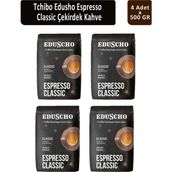 Kahve Dünyası Tchibo Eduscho Caffe Espresso Classic 500 gr x 4 Adet - 1 Adet